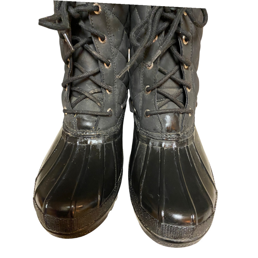 Women's Paul Sperry Gosling Duck Waterproof Quilted Top Rubber Boots STS83693